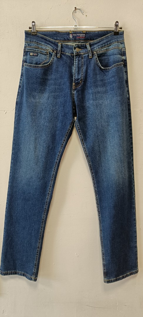 Мужские джинсы Mac Person 2802 прямые синие арт. 2802macperson