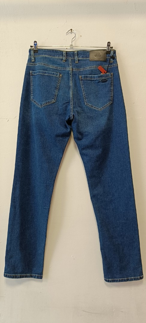 Мужские джинсы Mac Person 2802 прямые синие арт. 2802macperson