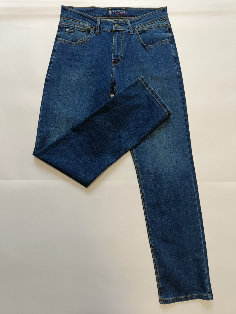 Мужские джинсы Mac Person 2802 прямые синие арт. 2802macperson