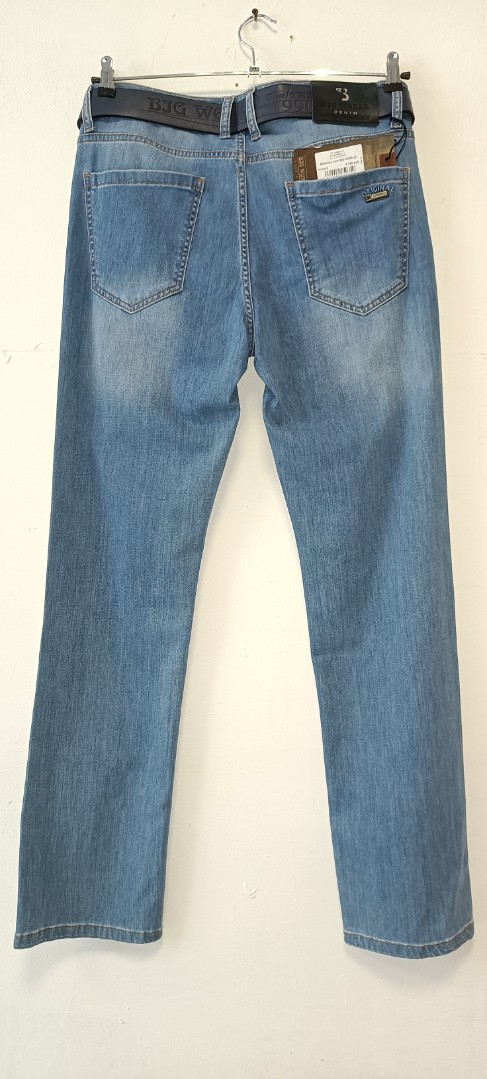 Мужские джинсы Big World   720-19 прямые синие арт. 720-19bigworld 2