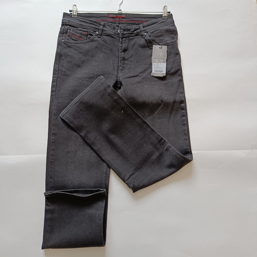 Мужские джинсы Big World   2521-145 короткие прямые синие арт. 2521-145bigworld 3